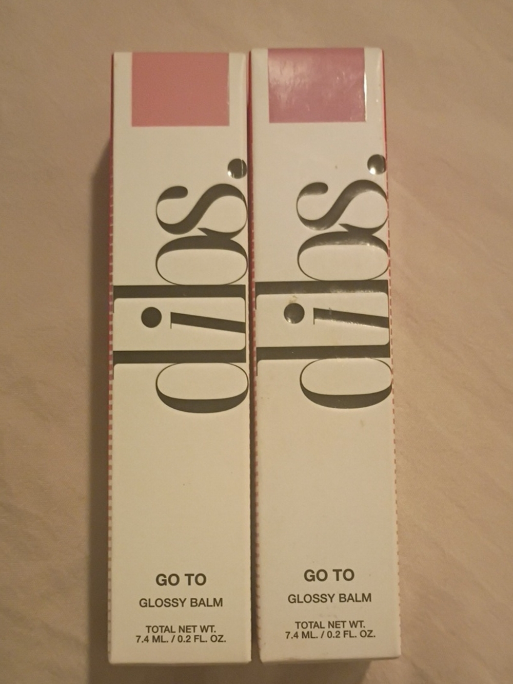Dibs Glossy Balm Bundle Shades Effortless Pink And Rock Candy